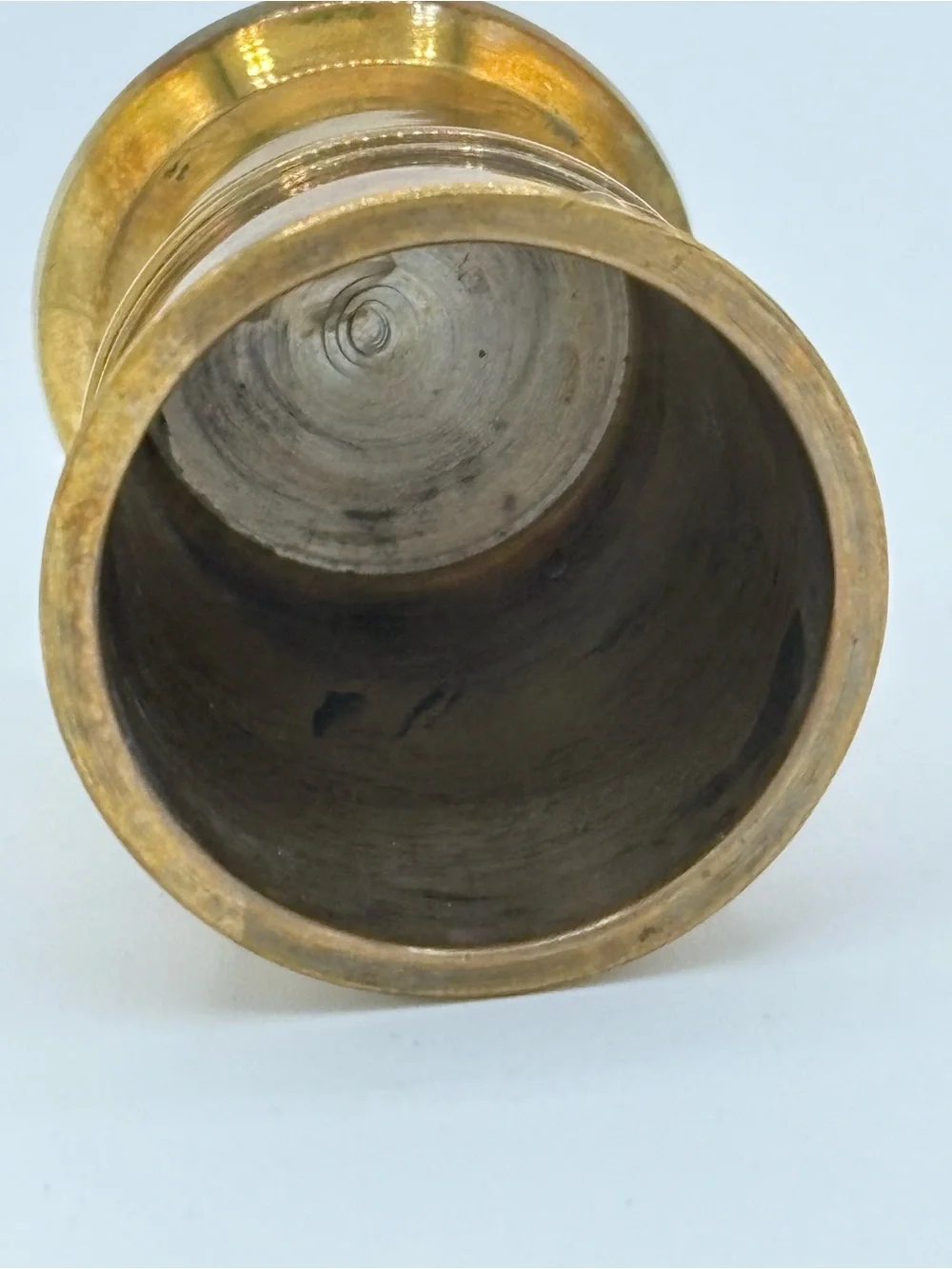 Vintage Brass Anchor Jigger Shot Cup Nautical Barware